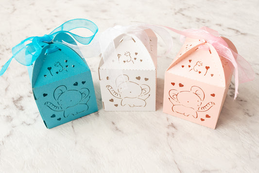 Baby shower gift box - 5x5x5cm - Pack of 10